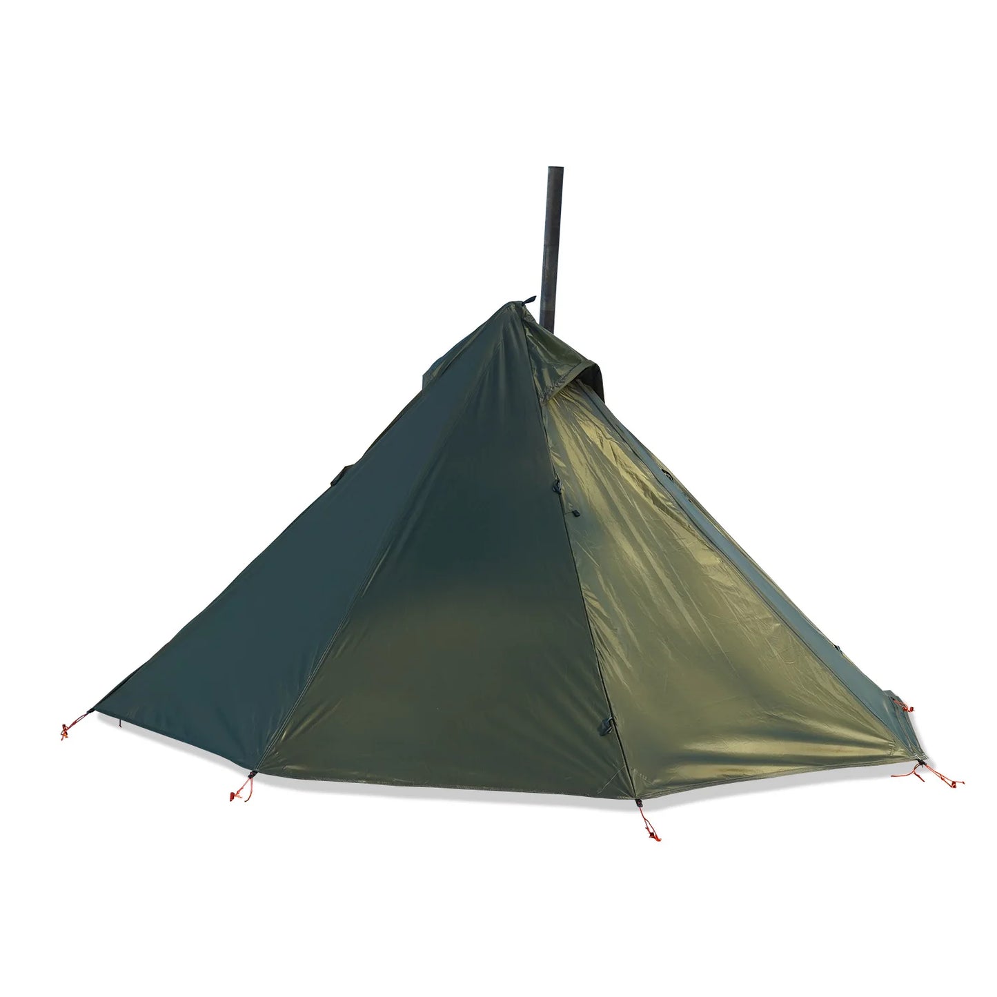 Camping Hot Tent with Chimney Window Outdoor Ultralight Tipi Teepee Tent Pyramid Double Layer Bushcraft 1 Person Tents Hot Tent-EXPROTAS