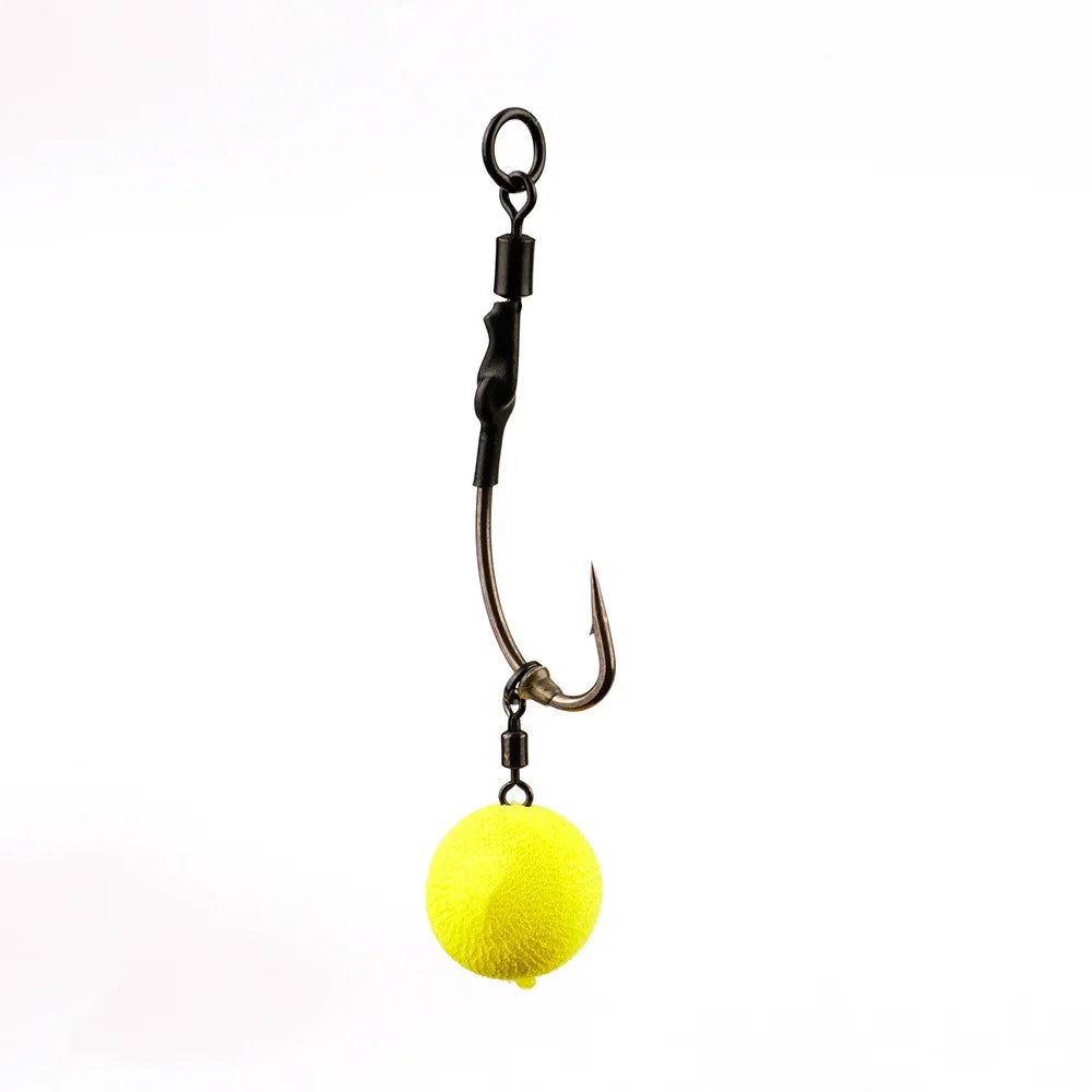 Hirisi 10 cards Carp Fishing Rubber Beads for Fishing Hook Rig Stop Hookbeads Fishing Terminal Tackle Accessories AH039