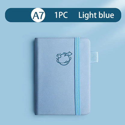 Mini A7 Small Notebook Portable Pocket Diary Leather Notepad Journal