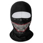 Motorcycle Balaclava Windproof Skull Full Face Mask Neck Liner Ski