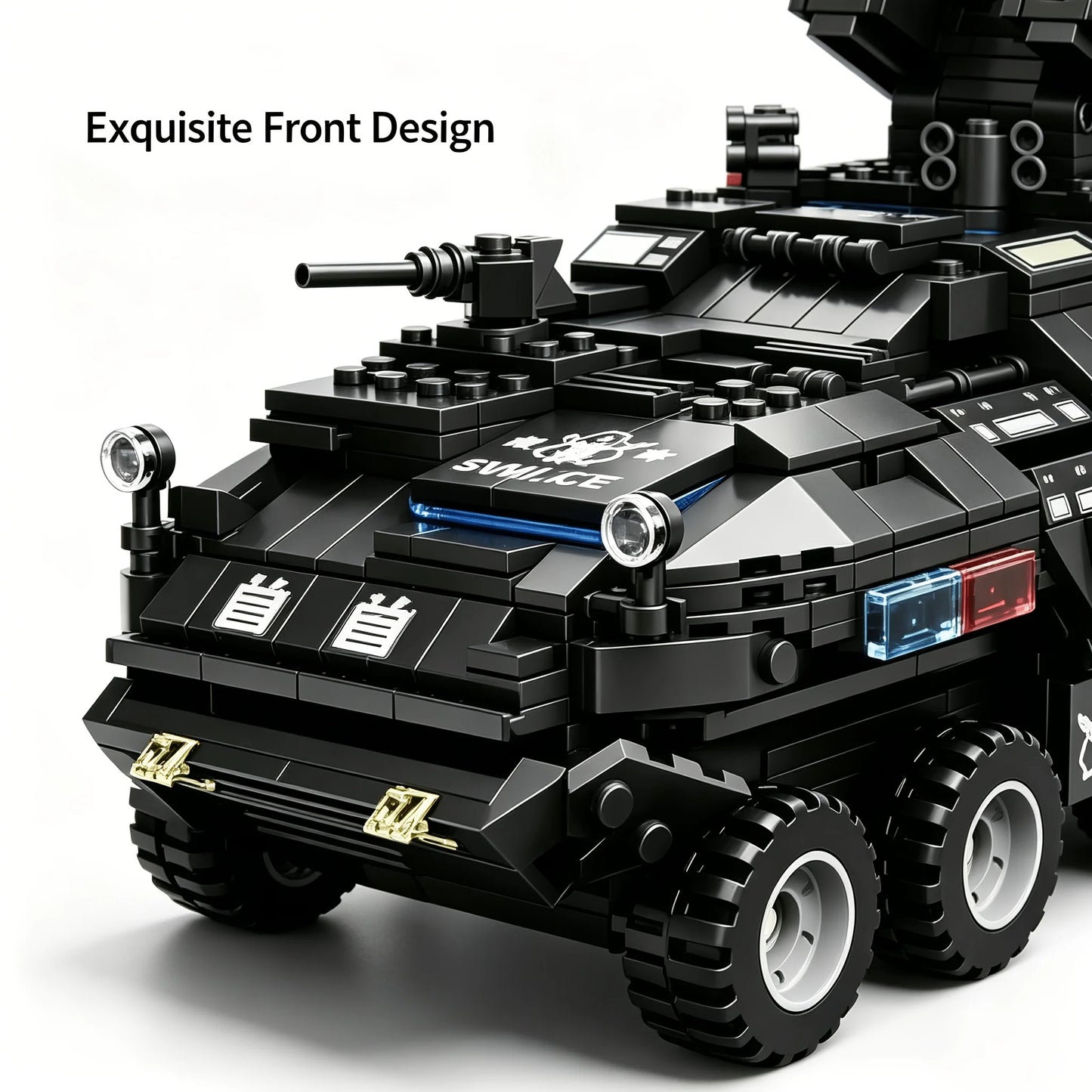 717 Special Police Vehicle Building Blocks Model Urban Army Theme