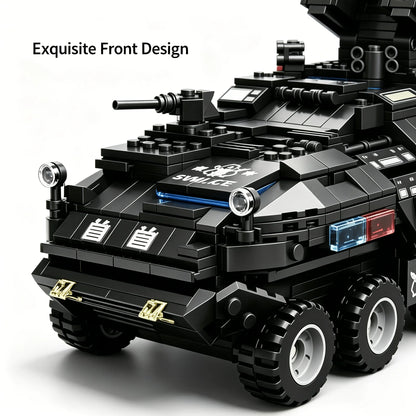 717 Special Police Vehicle Building Blocks Model Urban Army Theme