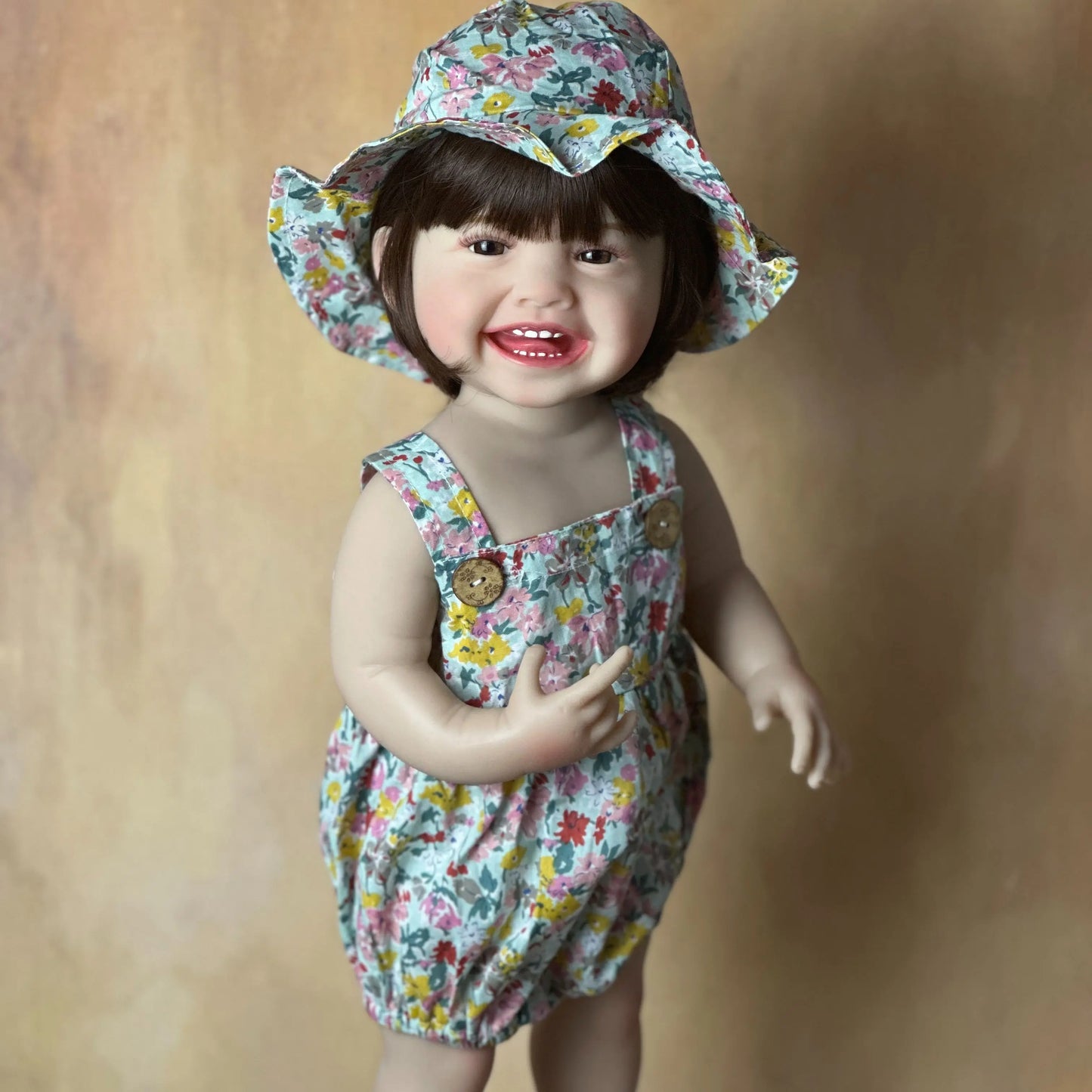 BZDOLL 55CM 22Inch Can Stand Reborn Baby Lifelike Girl Doll Full Soft Silicone Body Princess Toddler Bebe Birthday Gift-EXPROTAS