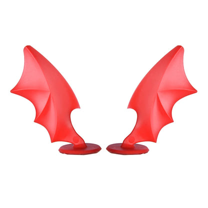 2PCS Motorcycle Helmet Horn Decoration Adhesive Suction Cup Accessories