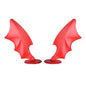2PCS Motorcycle Helmet Horn Decoration Adhesive Suction Cup Accessories