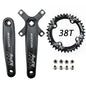 MTB Bike Crankset 170mm Narrow Wide Chainring Bucklos Single Arm