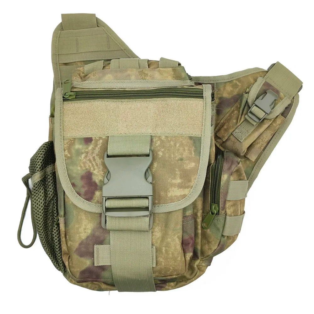 Outdoor Chest Bag for Men Hiking Camping Travel Tactical Shoulder Pouch