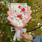 Pooh Bear Bouquet Plush Doll for Wedding Graduation Birthday Christmas