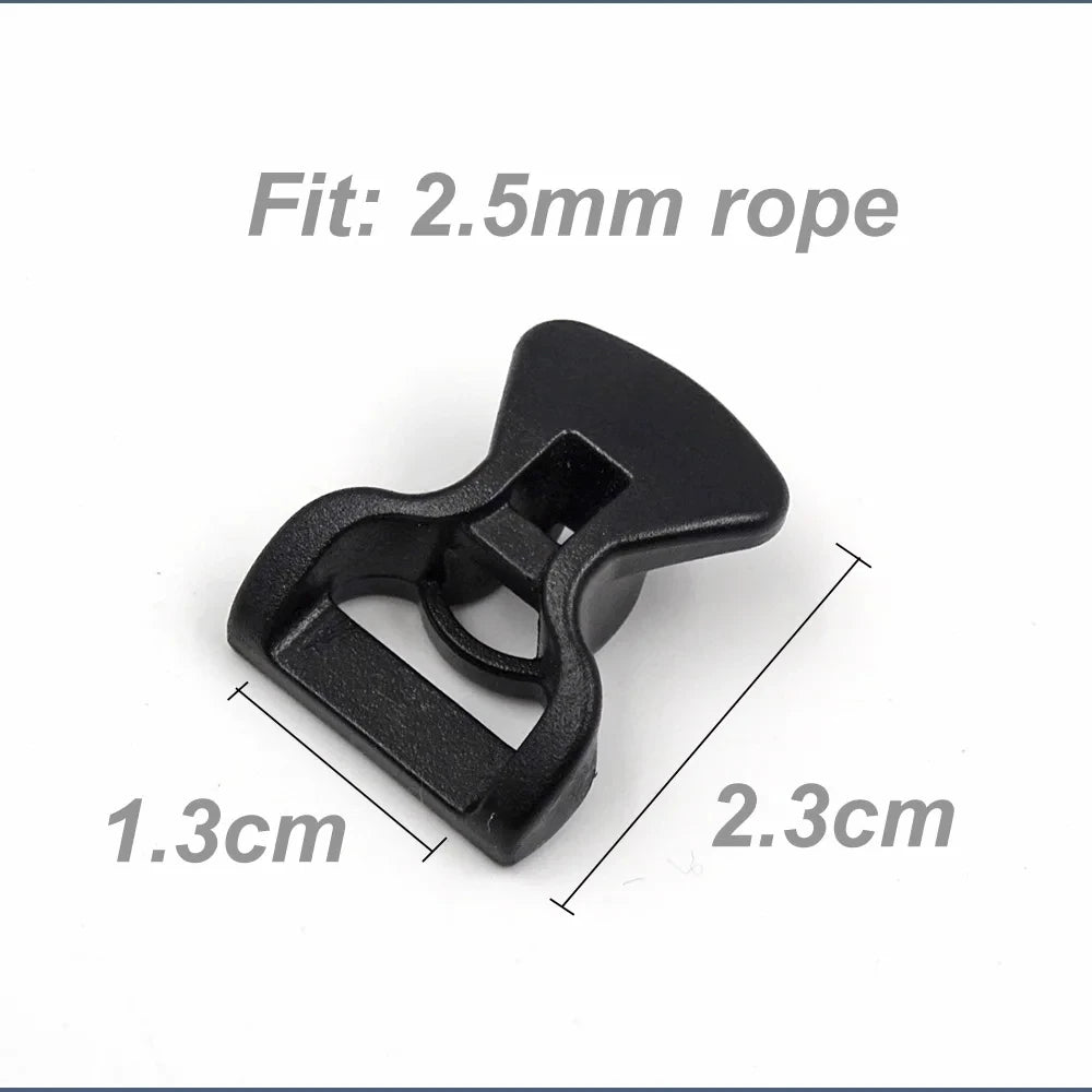 10/30pcs Tent Guyline Adjusters Rope Tensioners for Camping Awning Tarp Canopy