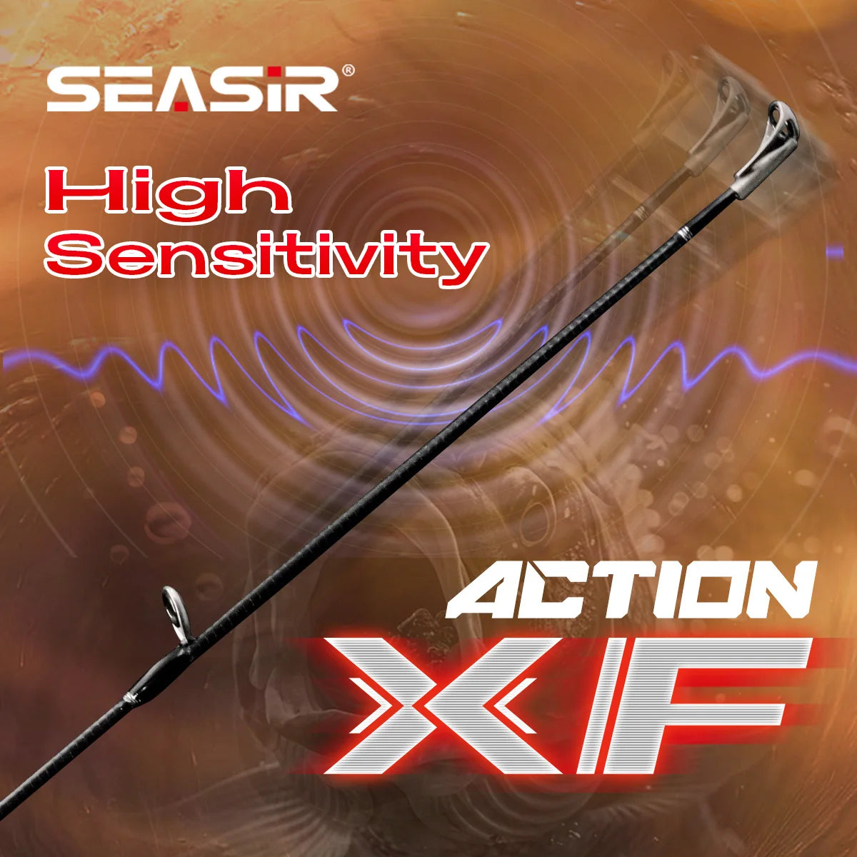 Casting Fishing Rod Heavy Power 1.83M 4-Piece 7-9KG Travel Fishing Gear