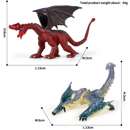Oenux Fantasy Creature PVC Figure Dragon Phoenix Dinosaur Animal Model - EXPROTAS
