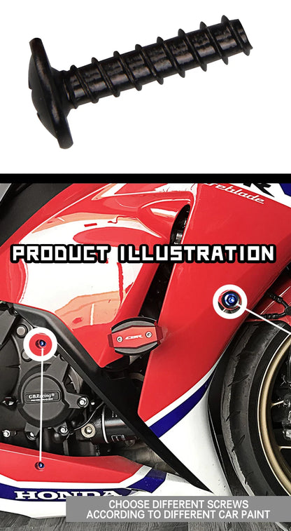 201PCS Motorcycle Universal CNC Fairing Bolt Kits for Dirt Bike