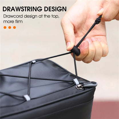 4L Waterproof Bike Rack Bag Bicycle Rear Pannier with Rain Cover