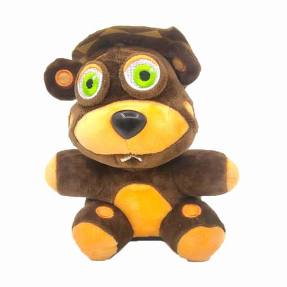 18CM FNAF Freddy Plush Toy Soft Stuffed Bear Game for Kids