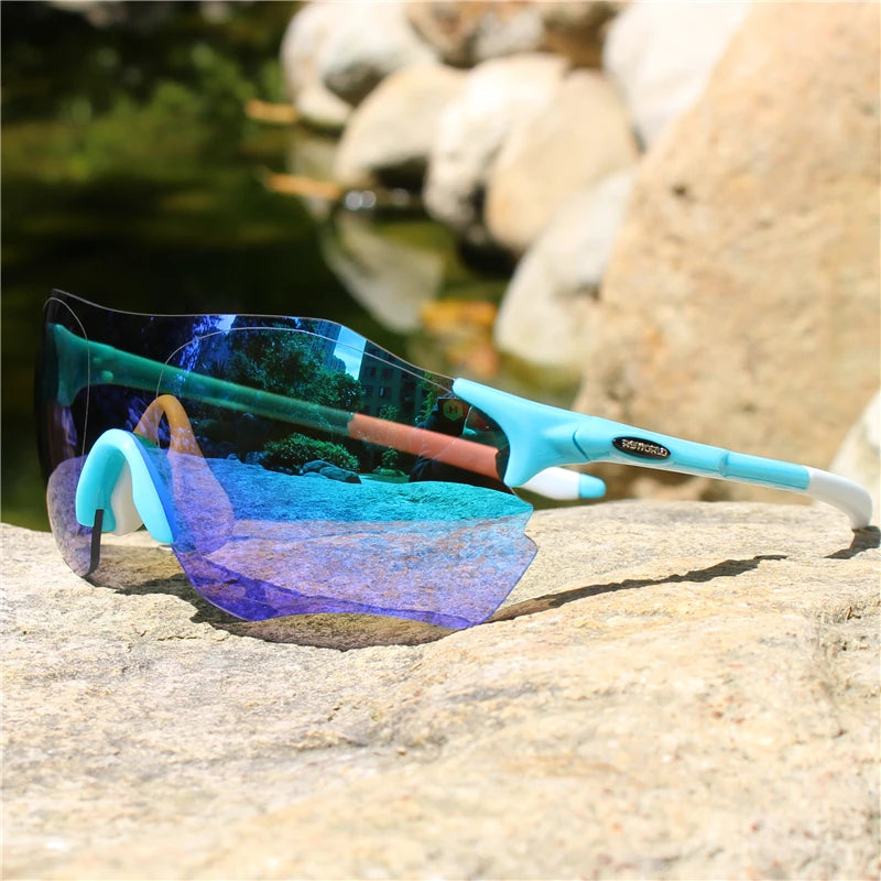 Photochromic Cycling Sunglasses TR90 Auto Lens MTB Road Bike Sports Eyewear