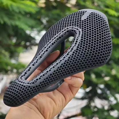 GOLDIX Ultralight 3D Printed Saddle Carbon Base TPU Breathable Seat for MTB Bike