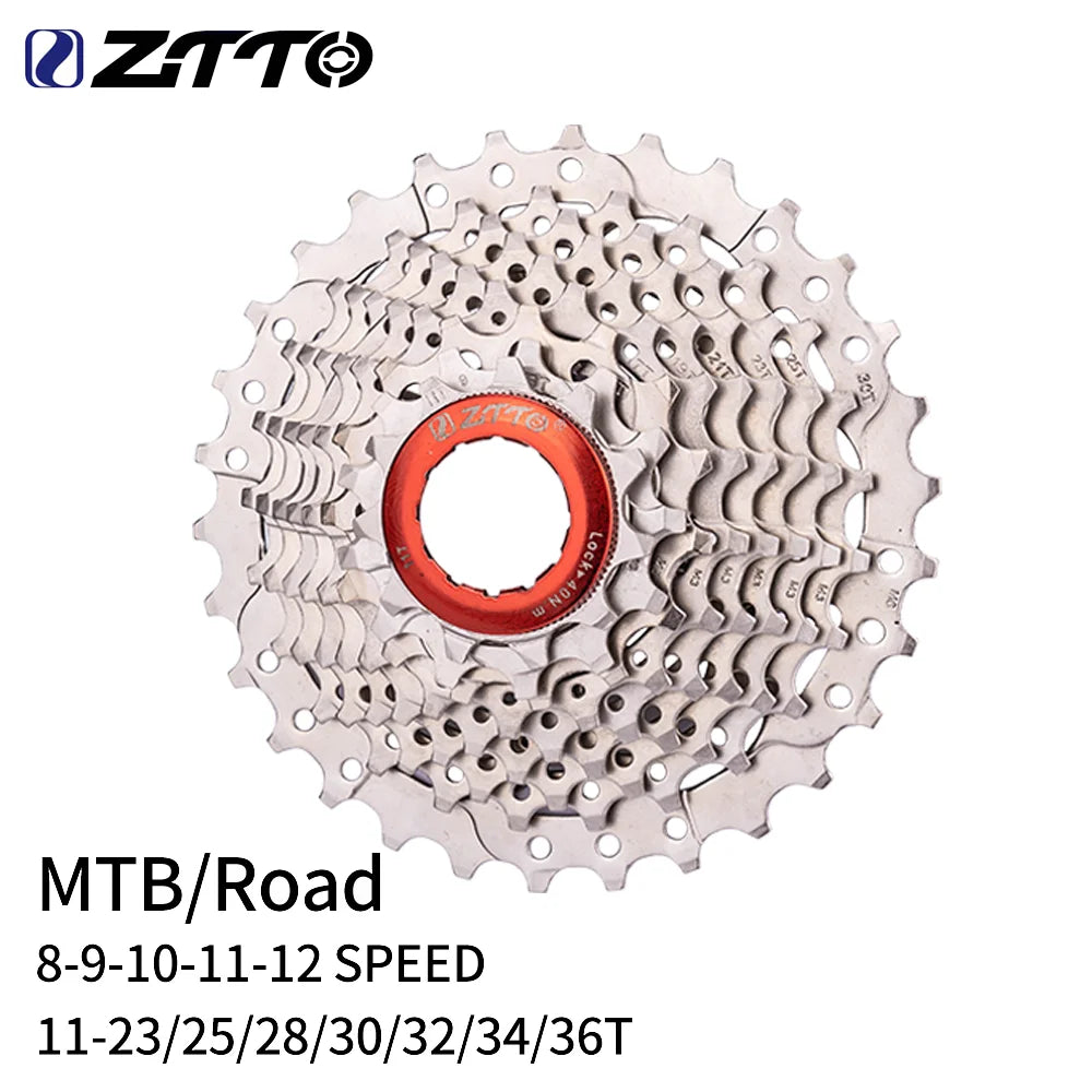 ZTTO MTB Road Bike 8/9/10/11/12 Speed Cassette 11v 25T/28T//30T/32T/34T/36T Sprocket K7 10v Bicycle Freewheel-EXPROTAS