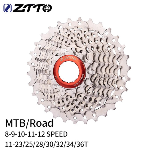 ZTTO MTB Road Bike 8/9/10/11/12 Speed Cassette 11v 25T/28T//30T/32T/34T/36T Sprocket K7 10v Bicycle Freewheel-EXPROTAS