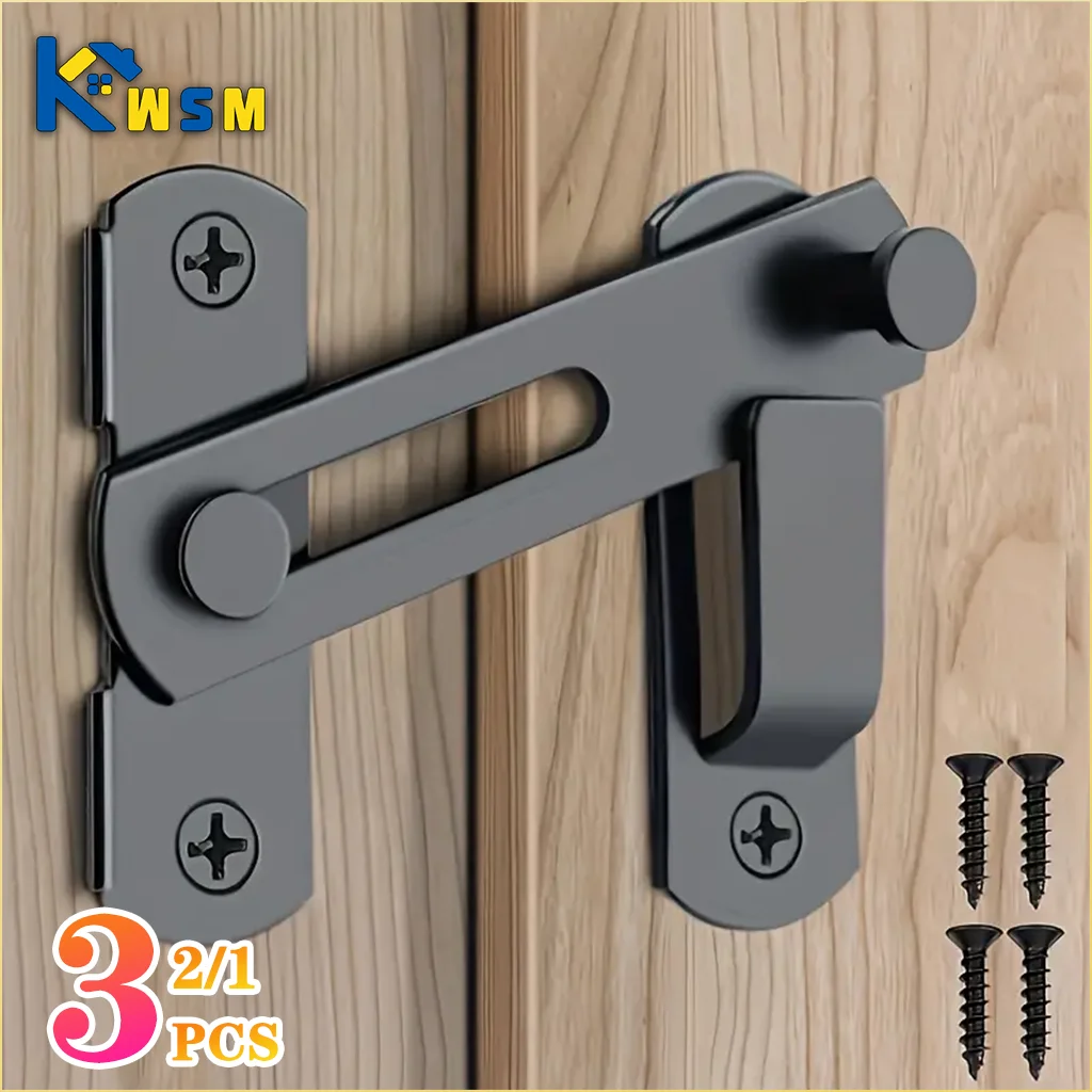 Barn Door Latch Sliding Right Angle Bolt Wine Cooler Closet Baby Safety
