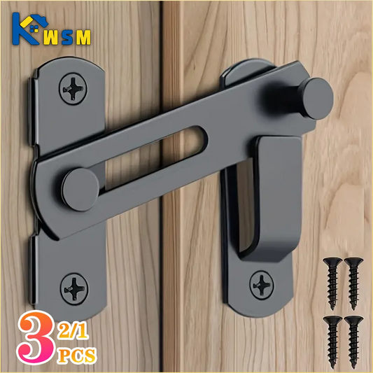 Barn Door Latch Sliding Right Angle Bolt Wine Cooler Closet Baby Safety