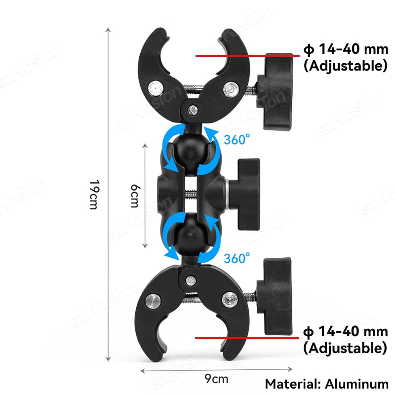 Bike Handlebar Mount Selfie Stick for GoPro Insta360 DJI Accessories