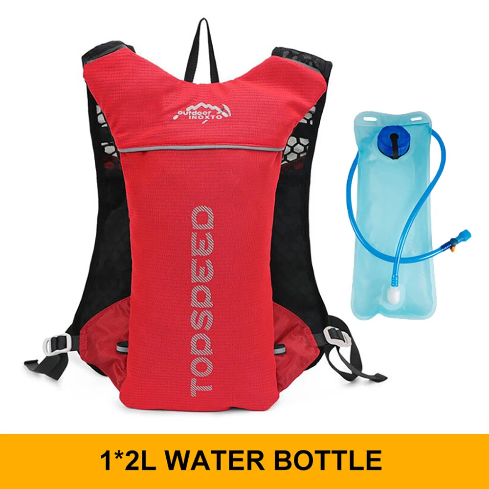 Outdoor Trail Running 5L Ultralight Backpack Hydration Jogging Vest Men Breathable Marathon Bicycle Bag Water Bottle 500ML-EXPROTAS