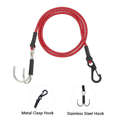 1/10 Kinetic Winch Strap RC Crawler Hook Rescue Trailer Elastic Rope