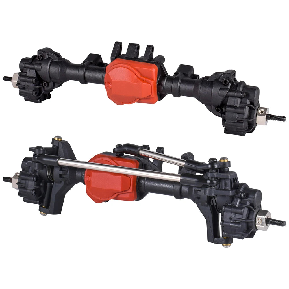 Axles For RC Front Rear Portal 1/10 Crawler Car Metal Austarhobby