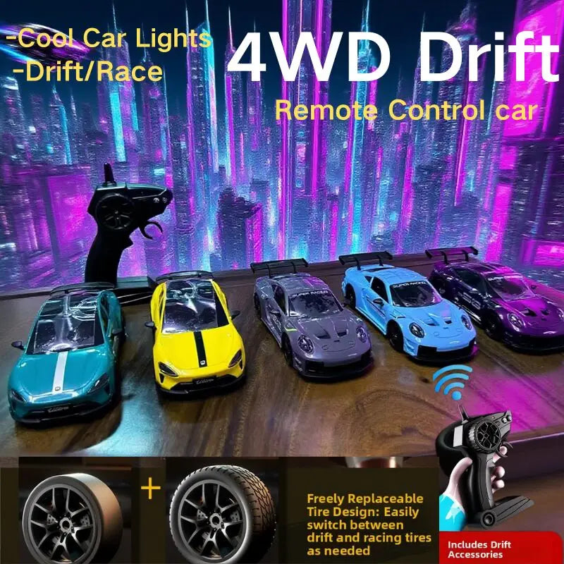 2026 RC Drift Car Speed Remote Control 1:24 Porsche 911 Racing Toy