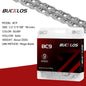 BUCKLOS 8-12 Speed Bike Chain MTB Road Bicycle Chain 116L Shimano SRAM