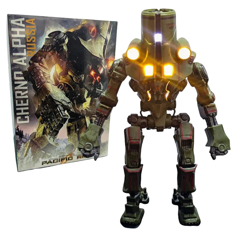 Pacific Rim Cherno Alpha Action Figure Deluxe Light Edition Черно Альфа Robot Figure Limited Mecha Model Children Birthday Gift-EXPROTAS