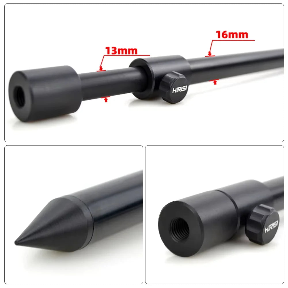 Hirisi Carp Fishing Bite Alarm Swinger Set Rod Pod Bank Stick Tackle Kit