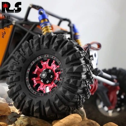 4pcs 110x38mm 1.9 Mud Terrain Tires for 1/10 RC Crawler SCX10 Capra TRX4