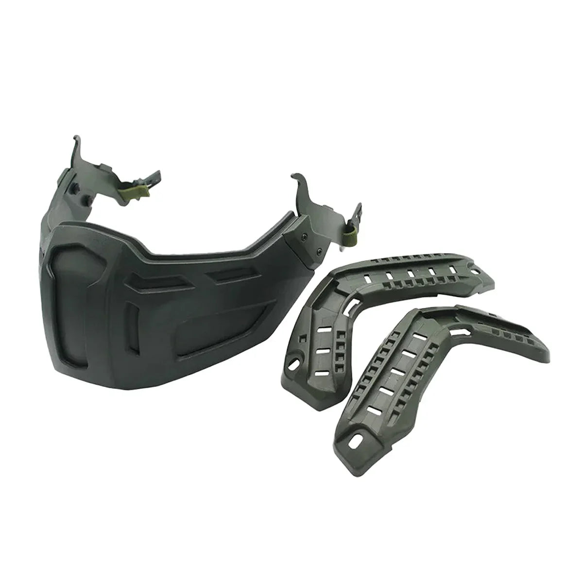 Tactical FAST Helmet w/ Flip Goggles & Half Face Mask Airsoft Paintball