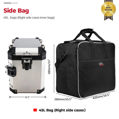 R1200GS R1250GS LC ADV Motorcycle Bag Saddle Inner Bags PVC luggage bags For BMW R1200GS LC Adv  R1200 GS F800GS Adventure ADV-EXPROTAS
