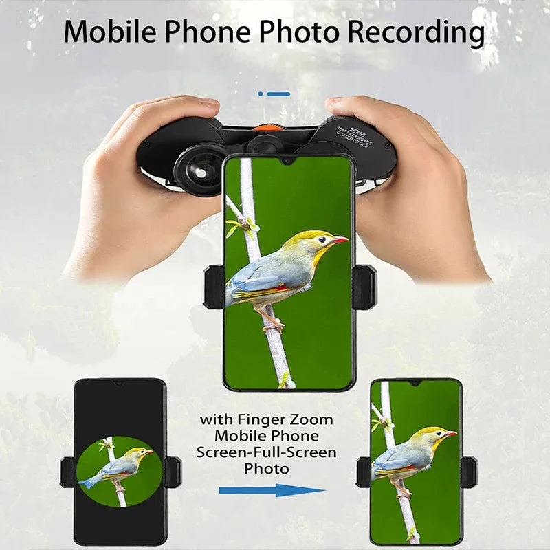 20x50 BAK4 Binoculars Waterproof Low Light Long Range Hunting Camping