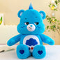30CM Kawaii Bear Plush Toy Rainbow Soft Stuffed Doll Carebears Anime