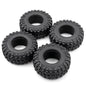 4Pcs Rubber Tire 2.2" for 1/10 RC Crawler Axial SCX10 TRX4 Wheels