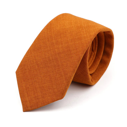 Men Tie Solid Slim Skinny Plain Wedding Party Ties Sage Green Pink Orange