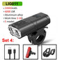 NEWBOLER Bicycle Front Headlight 6000 Lumen 10000mAh USB Rechargeable MTB Road - EXPROTAS