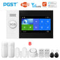 PGST PG-107 Tuya Wireless Home WIFI GSM Home Security With Motion Detector Sensor Burglar Alarm System APP Control Support Alexa-EXPROTAS