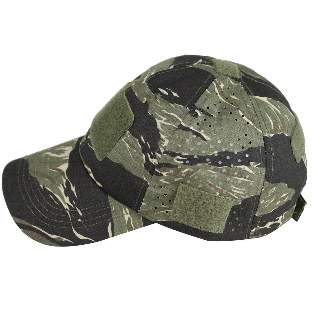 Men's Camouflage Baseball Cap Tactical Breathable Outdoor Hiking Fishing Hat