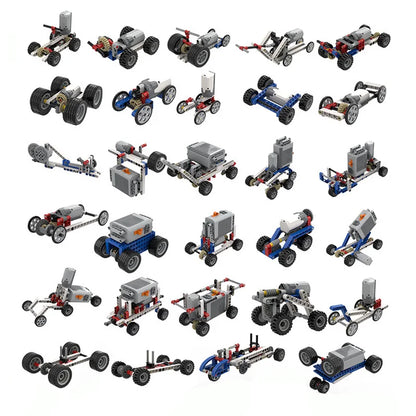 Educational and Dacta Building Blocks Kit 9686 Simple and Motorized Mechanisms Base Set MOC Bricks Robot DIY STEAM Kit Toys-EXPROTAS