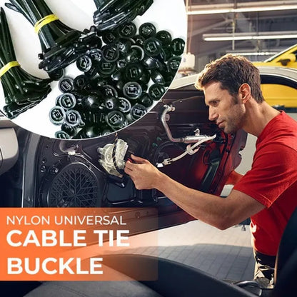 Nylon Cable Ties Heavy Duty Self-locking Buckle for Car Repair 10/20/50/100pcs
