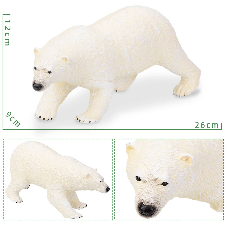 Big Size Soft Rubber Animal Action Figures for Children Educational Collection