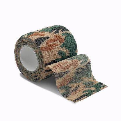 Elastic Grip Wrap Self Adhesive Camouflage Tape 450cm Sports Bandage