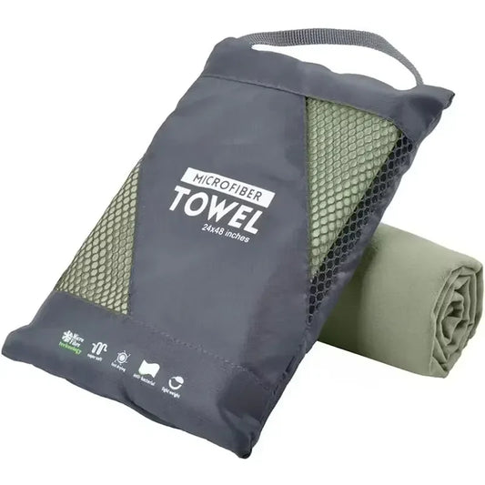 Microfiber Towel Fast Drying Absorbent Beach Gym Travel Sports Camping