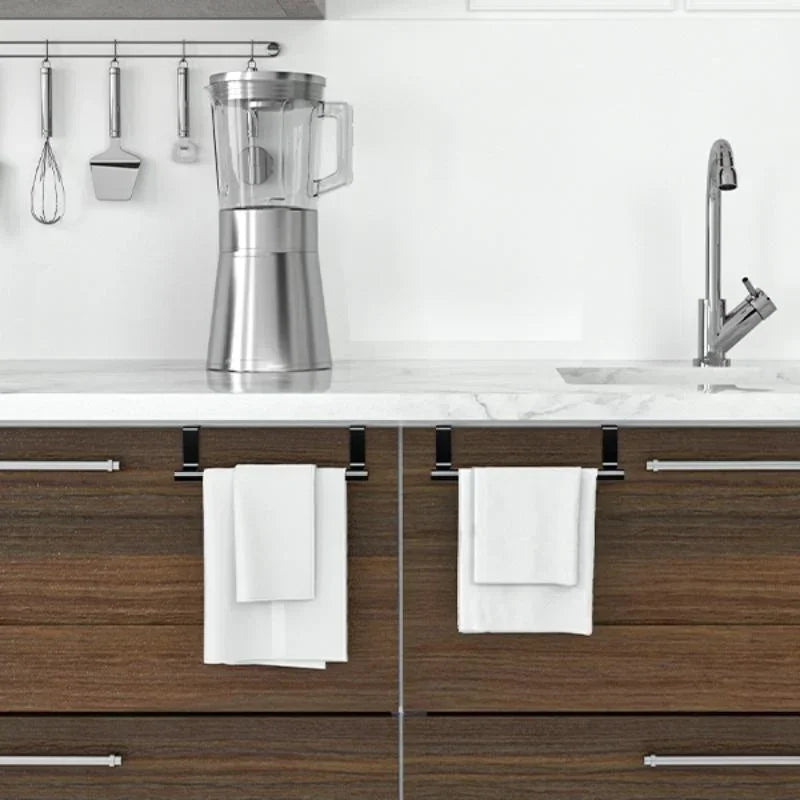 Towel Rack Over Cabinet Steel Wire Bathroom Storage Organizer Rod