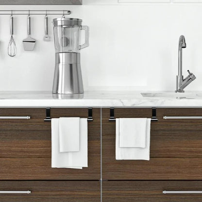 Towel Rack Over Cabinet Steel Wire Bathroom Storage Organizer Rod