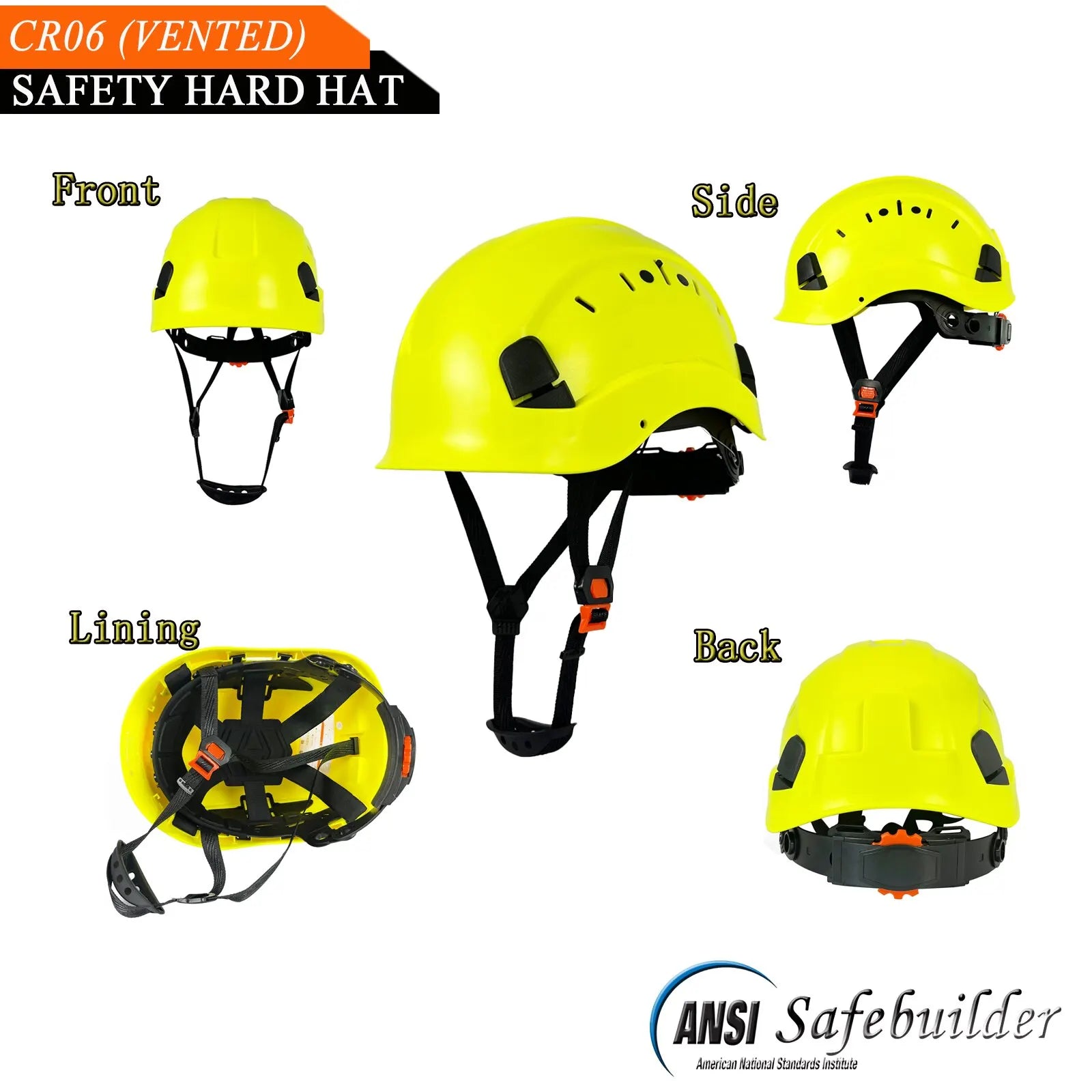 CE Work Safety Hard Hat, Ventilated, Adjustable, Construction Helmet for Men & Women-EXPROTAS